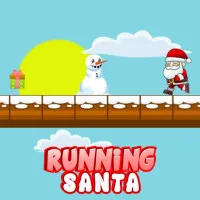 running-santa
